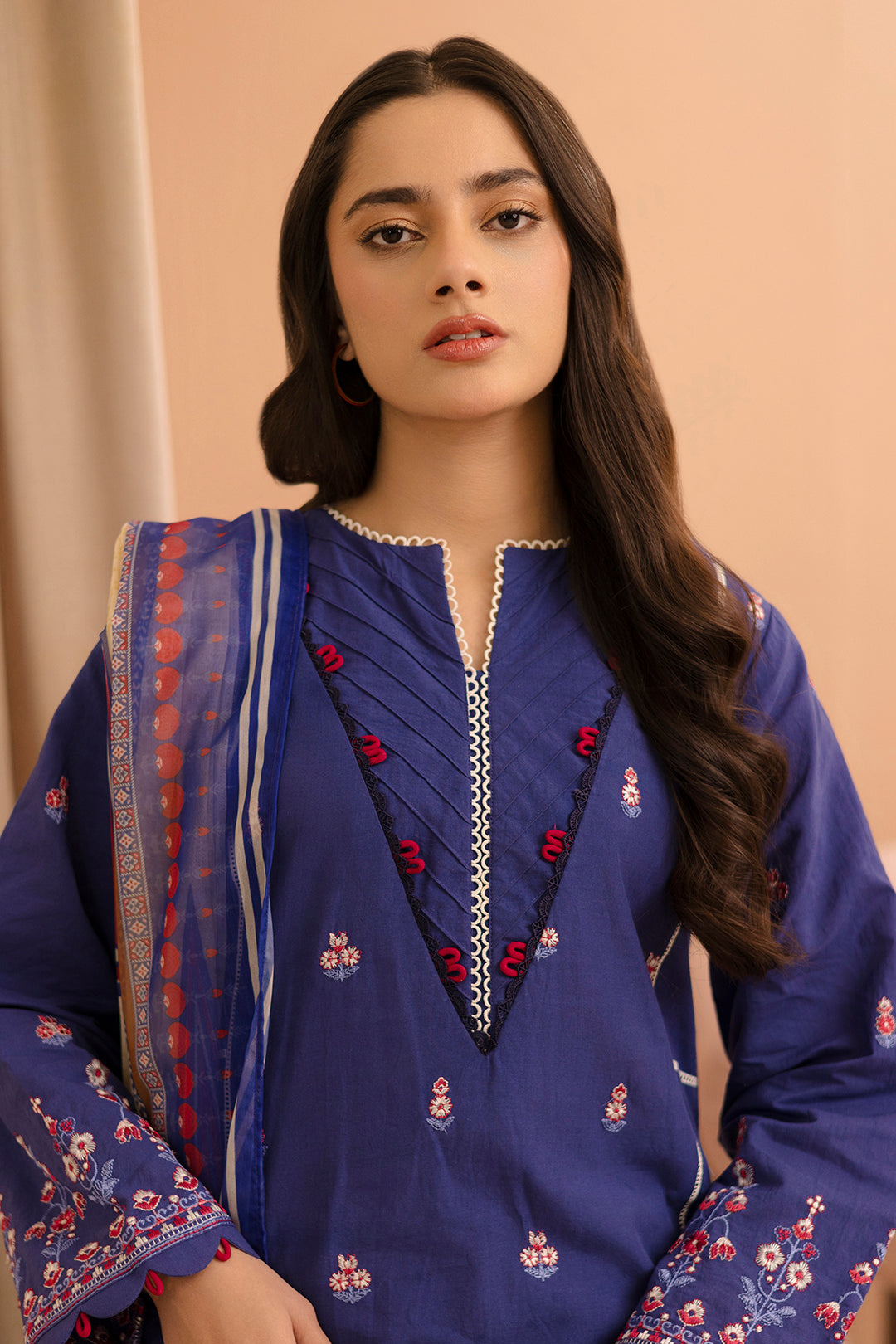 Embroidered Shirt Shalwar Dupatta