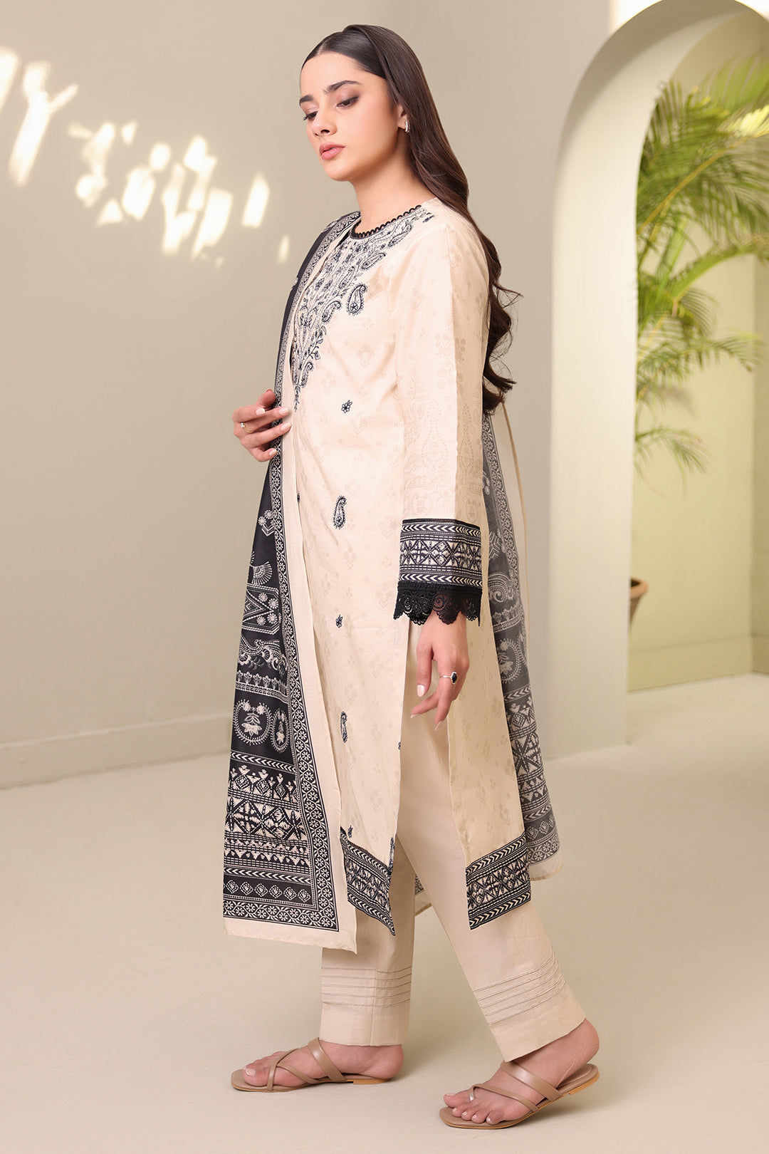Embroidered Shirt Shalwar Dupatta