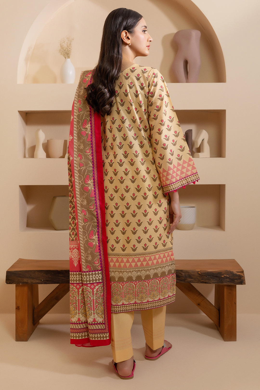 Embroidered Shirt Shalwar Dupatta