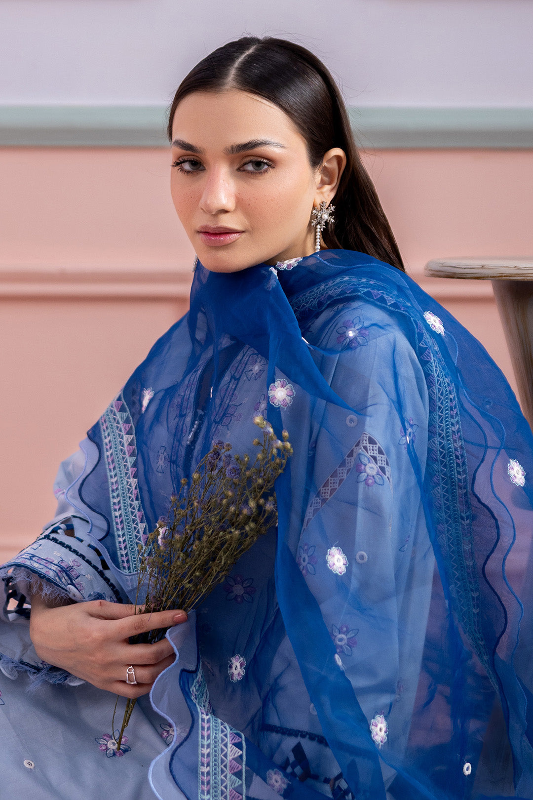 Embroidered Shirt Shalwar Dupatta