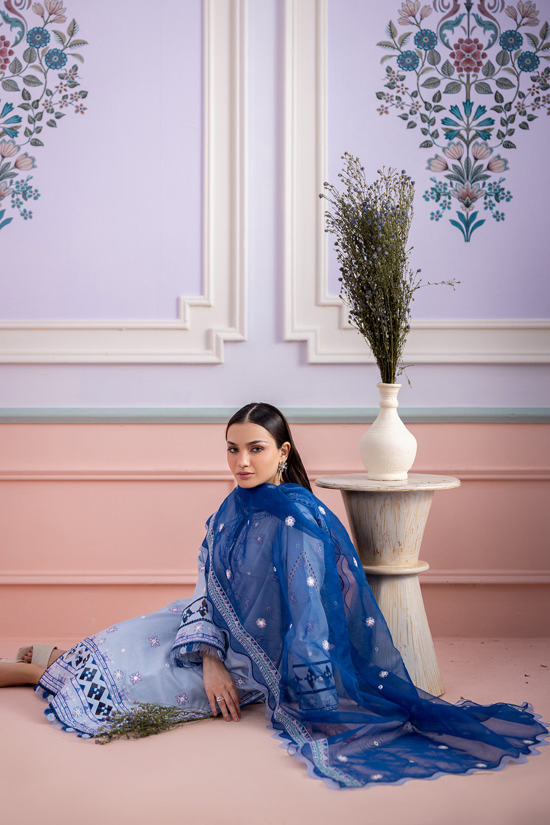 Embroidered Shirt Shalwar Dupatta