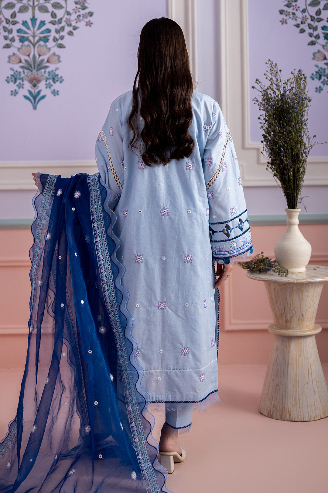 Embroidered Shirt Shalwar Dupatta