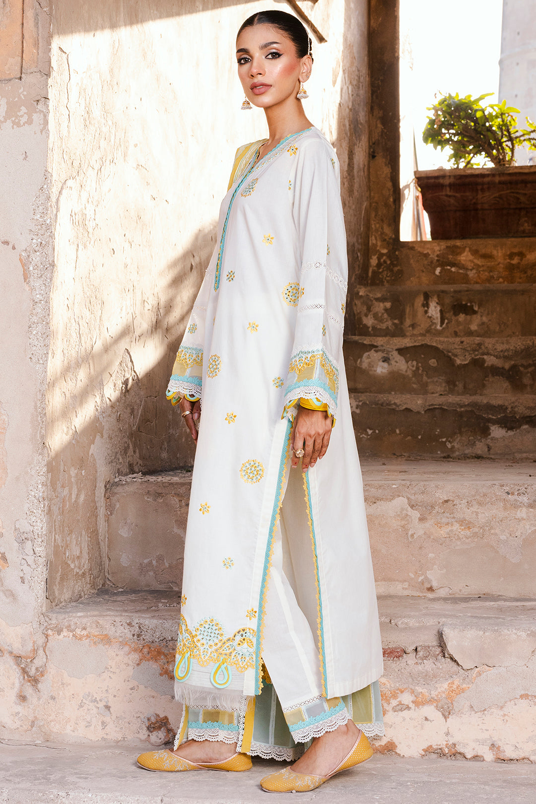 Embroidered Shirt Shalwar Dupatta