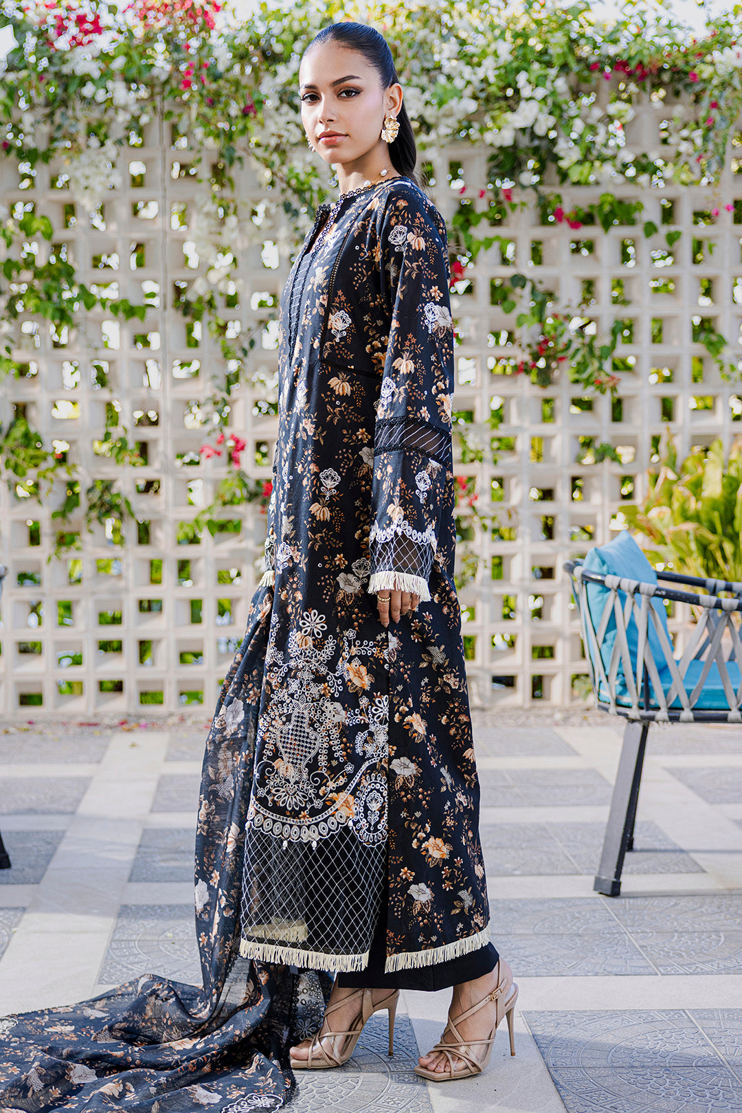 Embroidered Shirt Shalwar Dupatta
