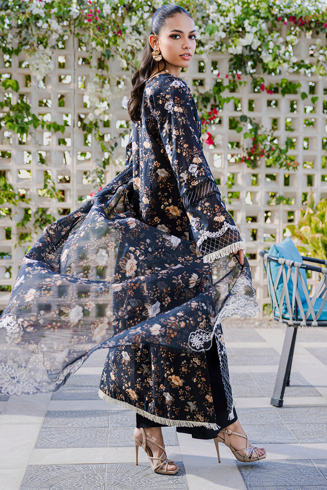 Embroidered Shirt Shalwar Dupatta