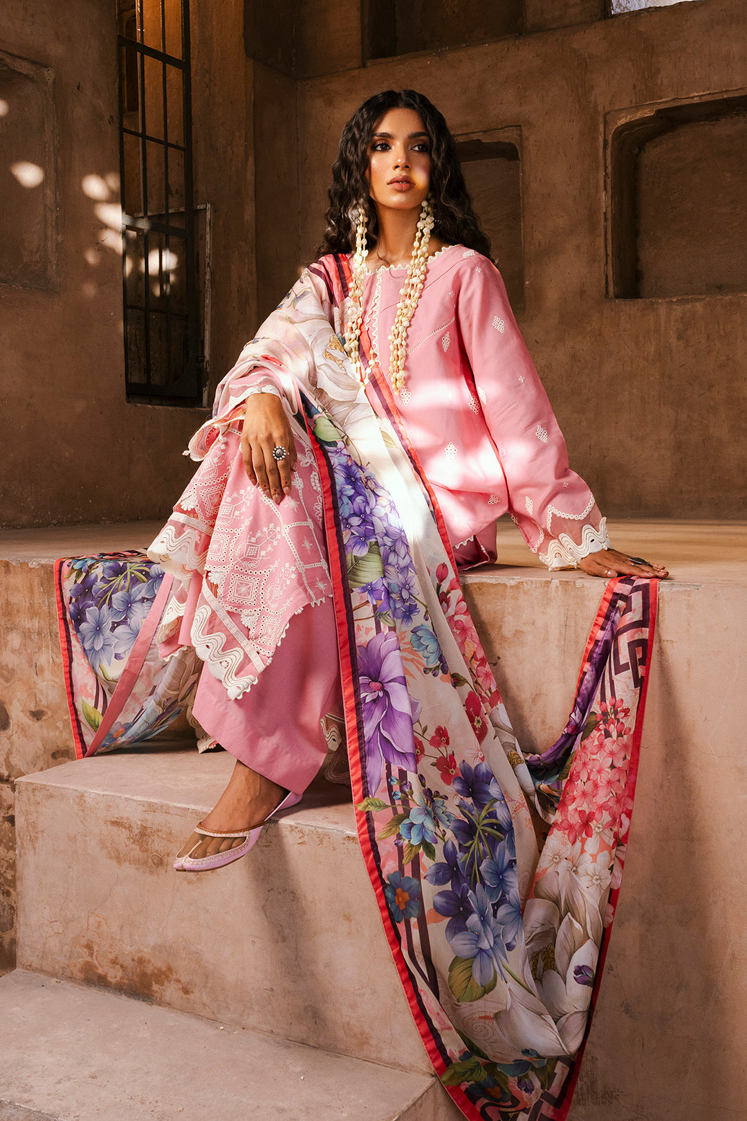 Embroidered Shirt Shalwar Dupatta