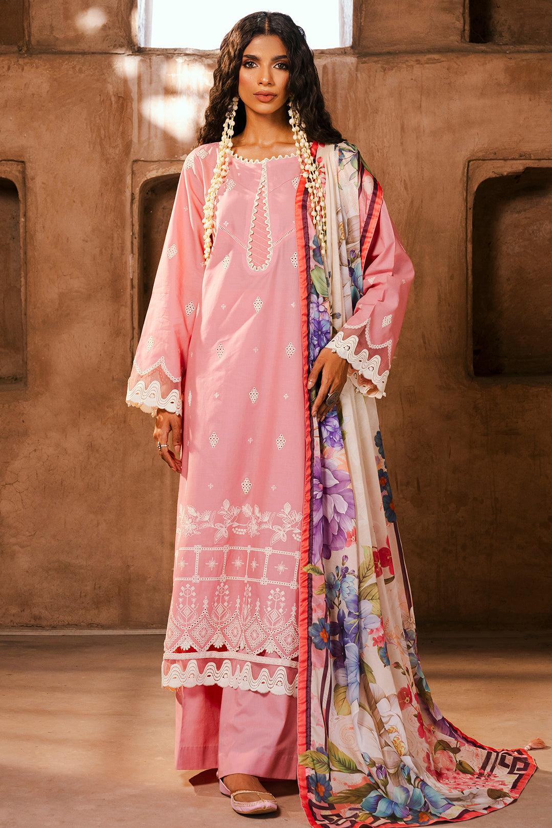 Embroidered Shirt Shalwar Dupatta