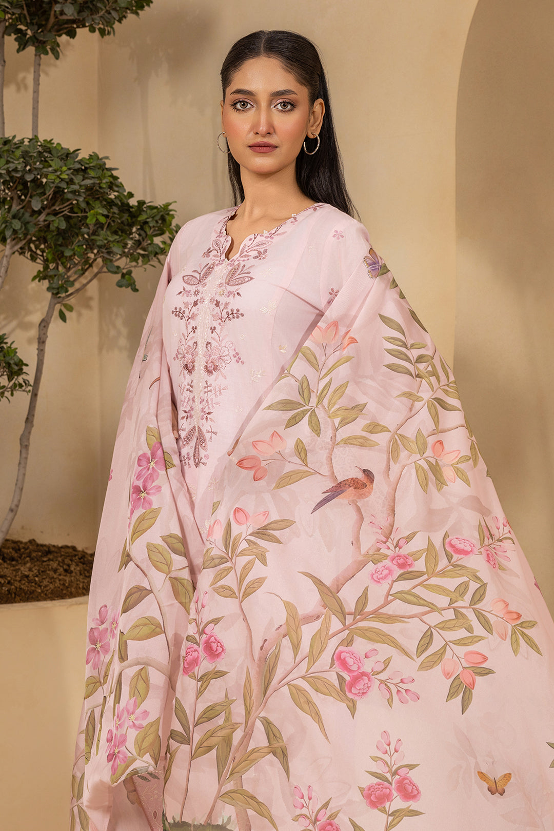Embroidered Shirt Shalwar Dupatta