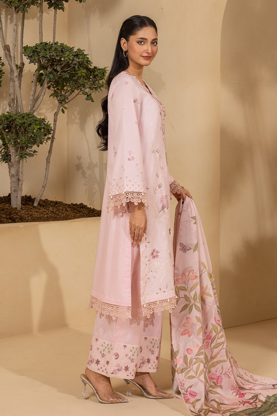 Embroidered Shirt Shalwar Dupatta