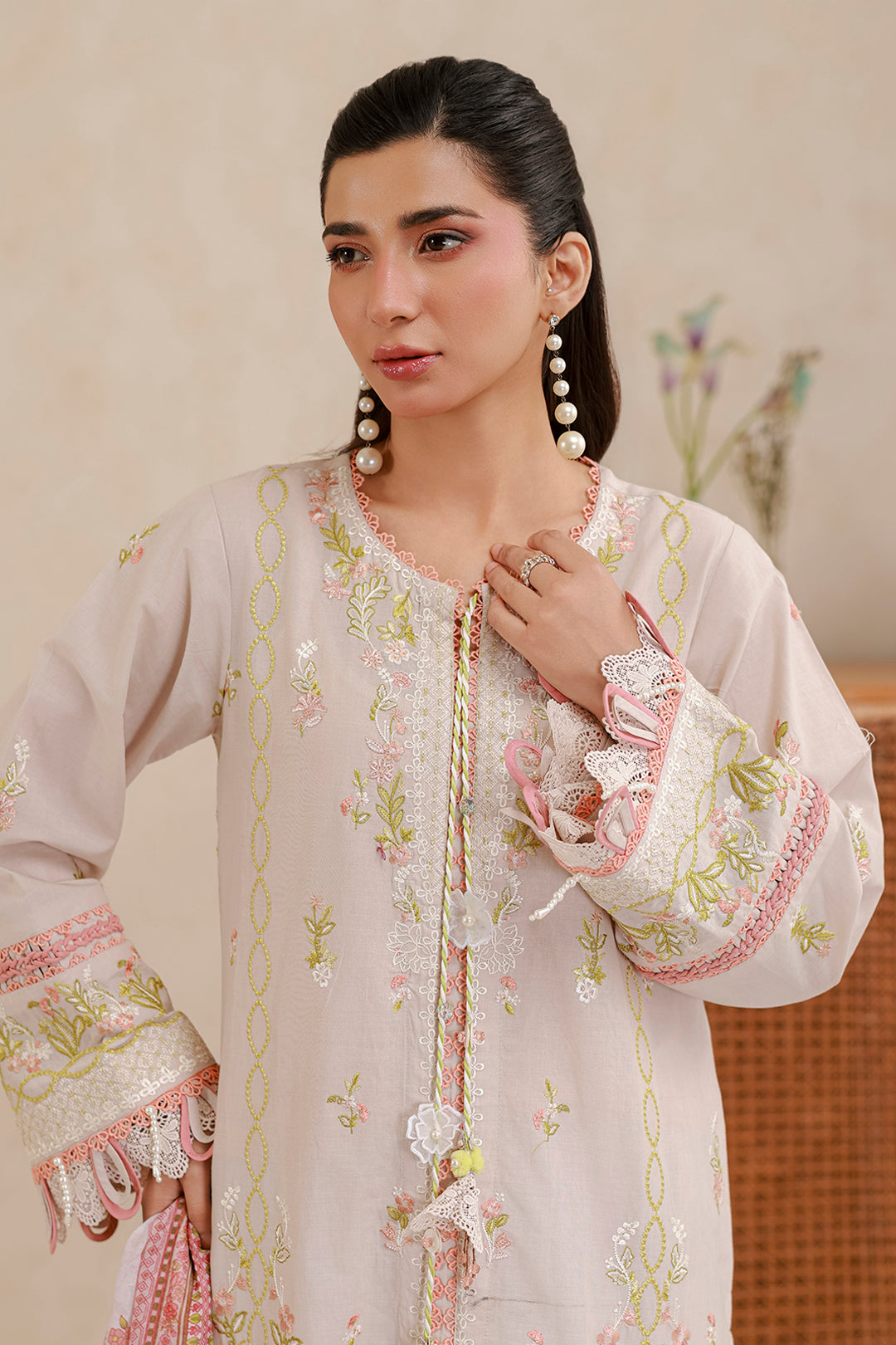 Embroidered Shirt Shalwar Dupatta