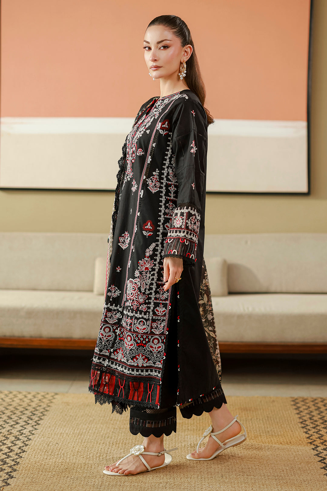 Embroidered Shirt Shalwar Dupatta