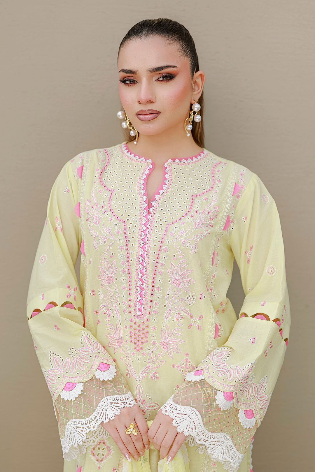 Embroidered Shirt Shalwar Dupatta
