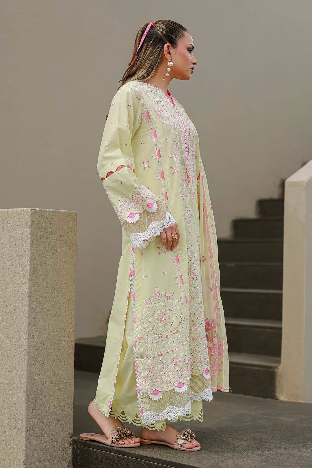 Embroidered Shirt Shalwar Dupatta