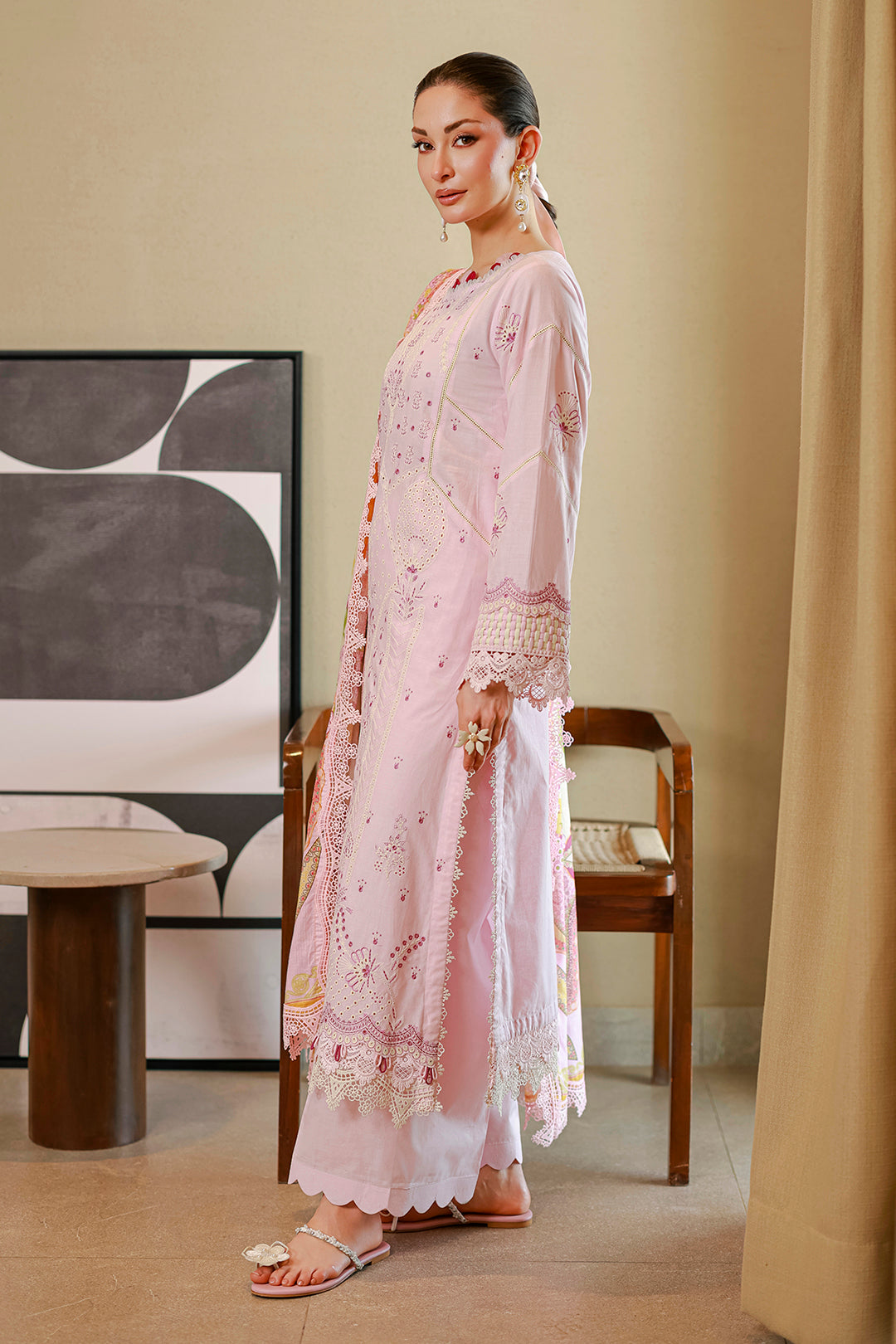 Embroidered Shirt Shalwar Dupatta