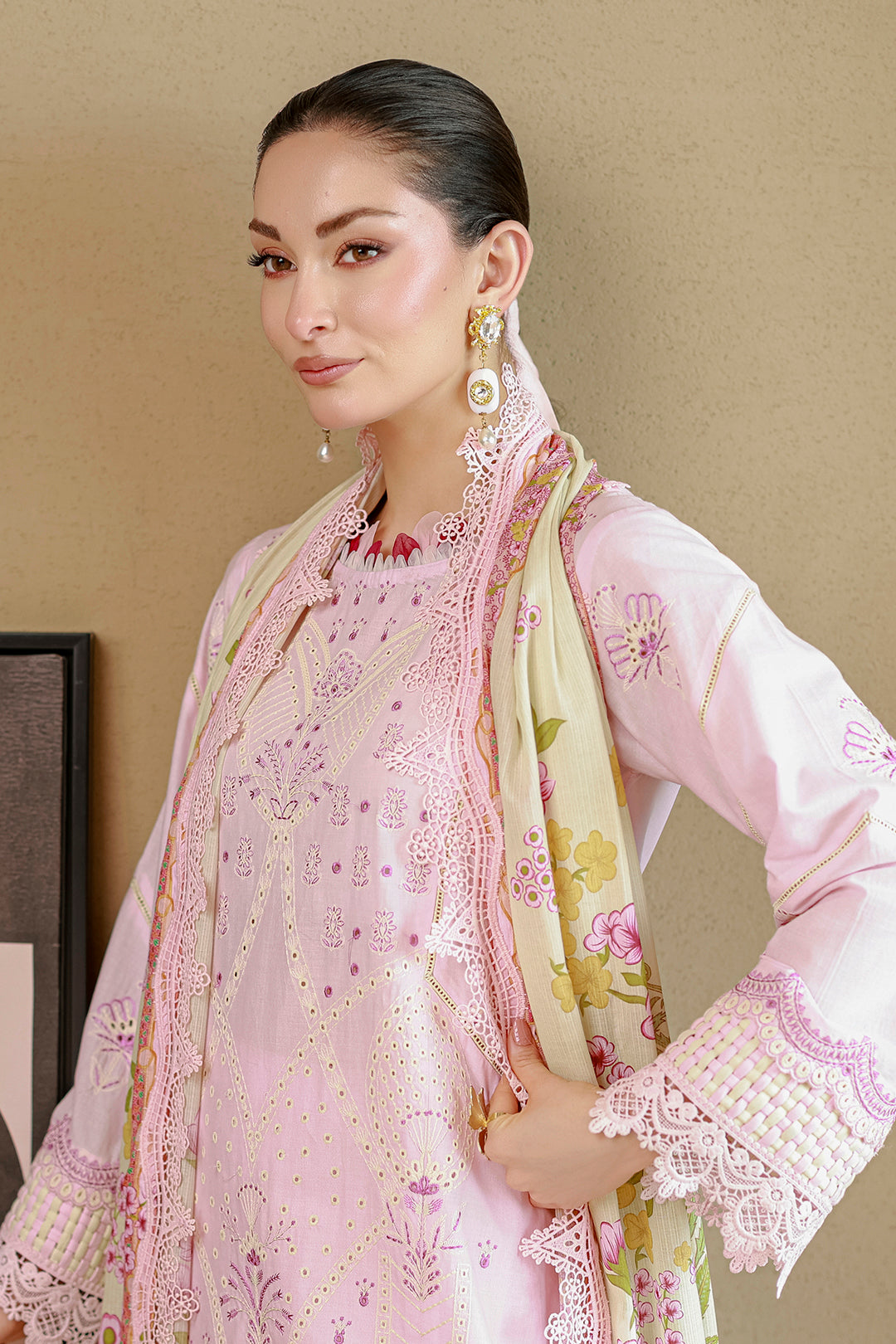 Embroidered Shirt Shalwar Dupatta