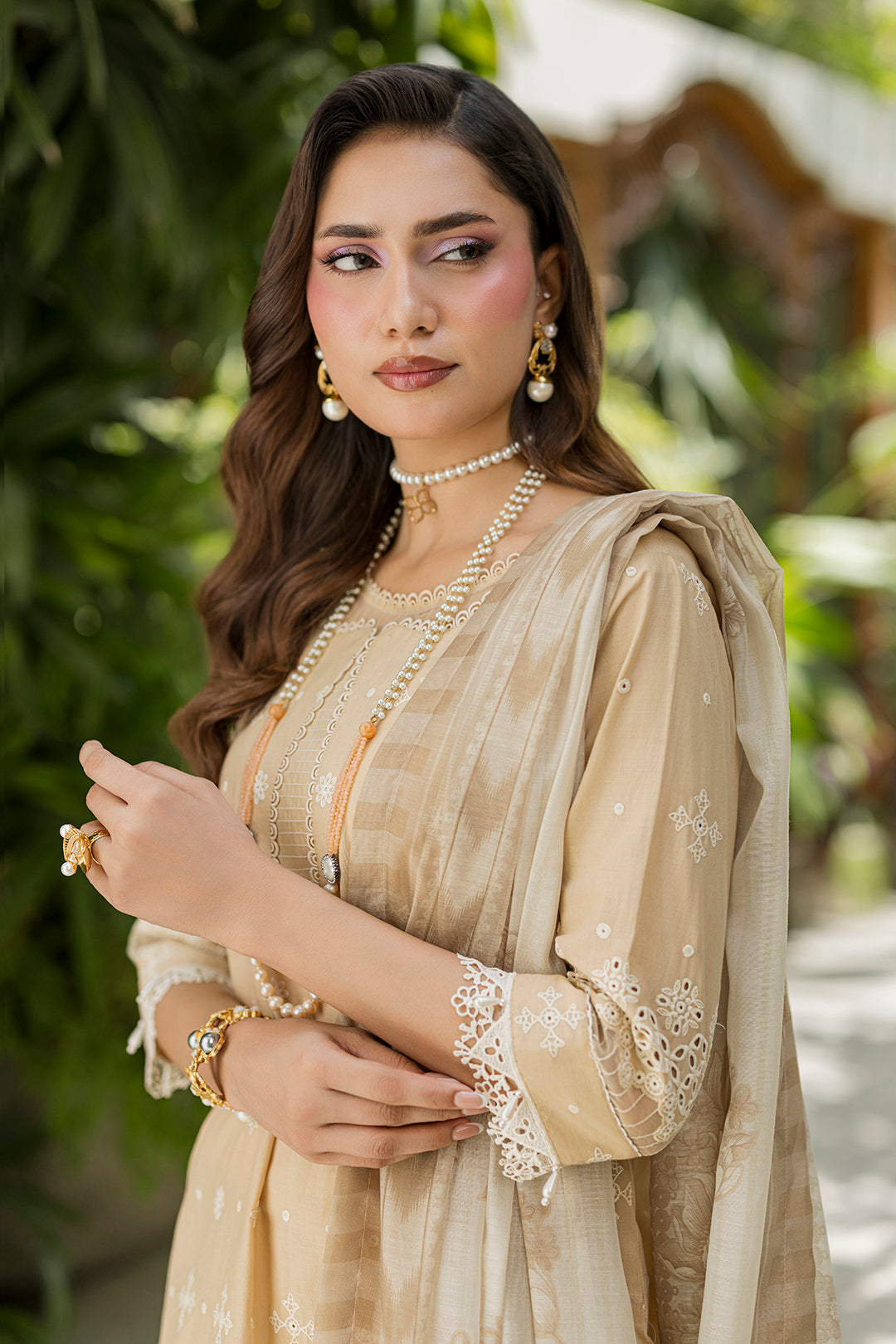 Embroidered Shirt Shalwar Dupatta