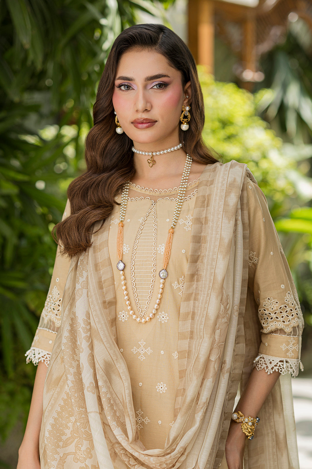 Embroidered Shirt Shalwar Dupatta