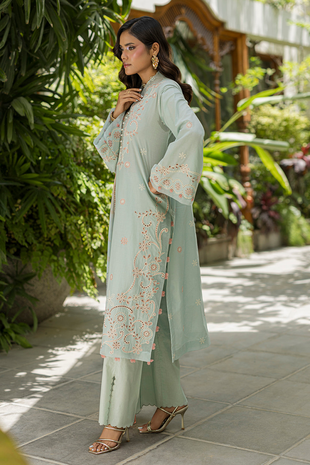 Embroidered Shirt Shalwar Dupatta