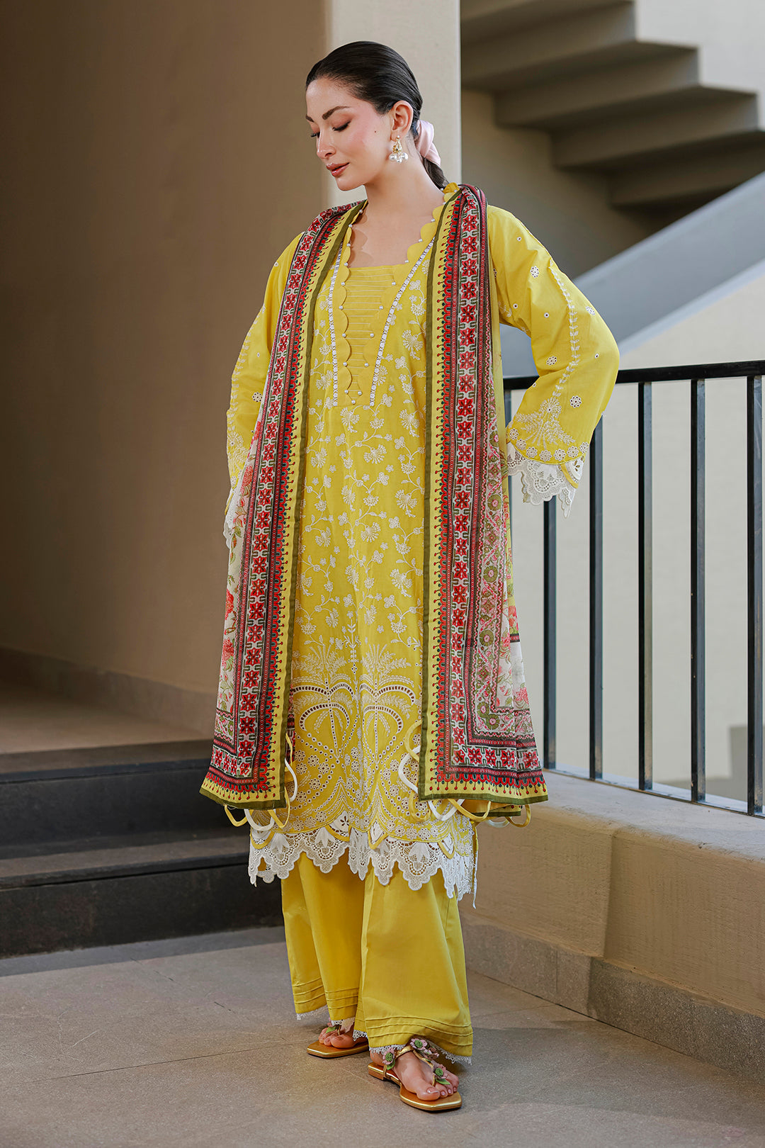 Embroidered Shirt Shalwar Dupatta
