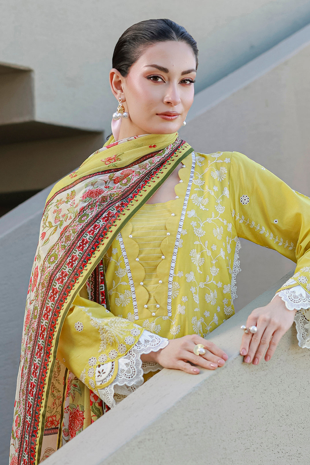 Embroidered Shirt Shalwar Dupatta