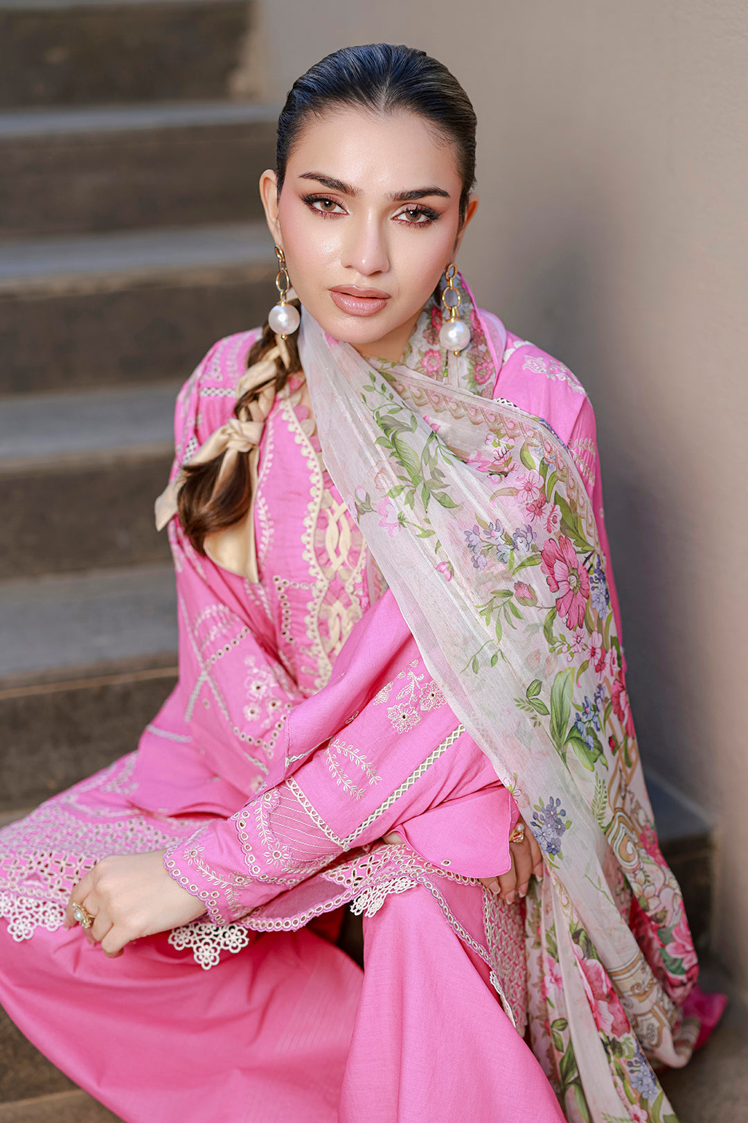 Embroidered Shirt Shalwar Dupatta