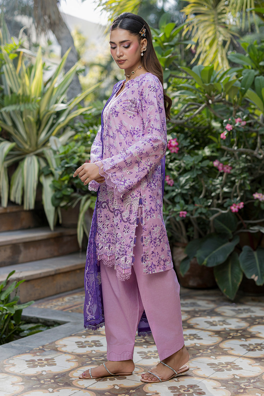 Embroidered Shirt Shalwar Dupatta