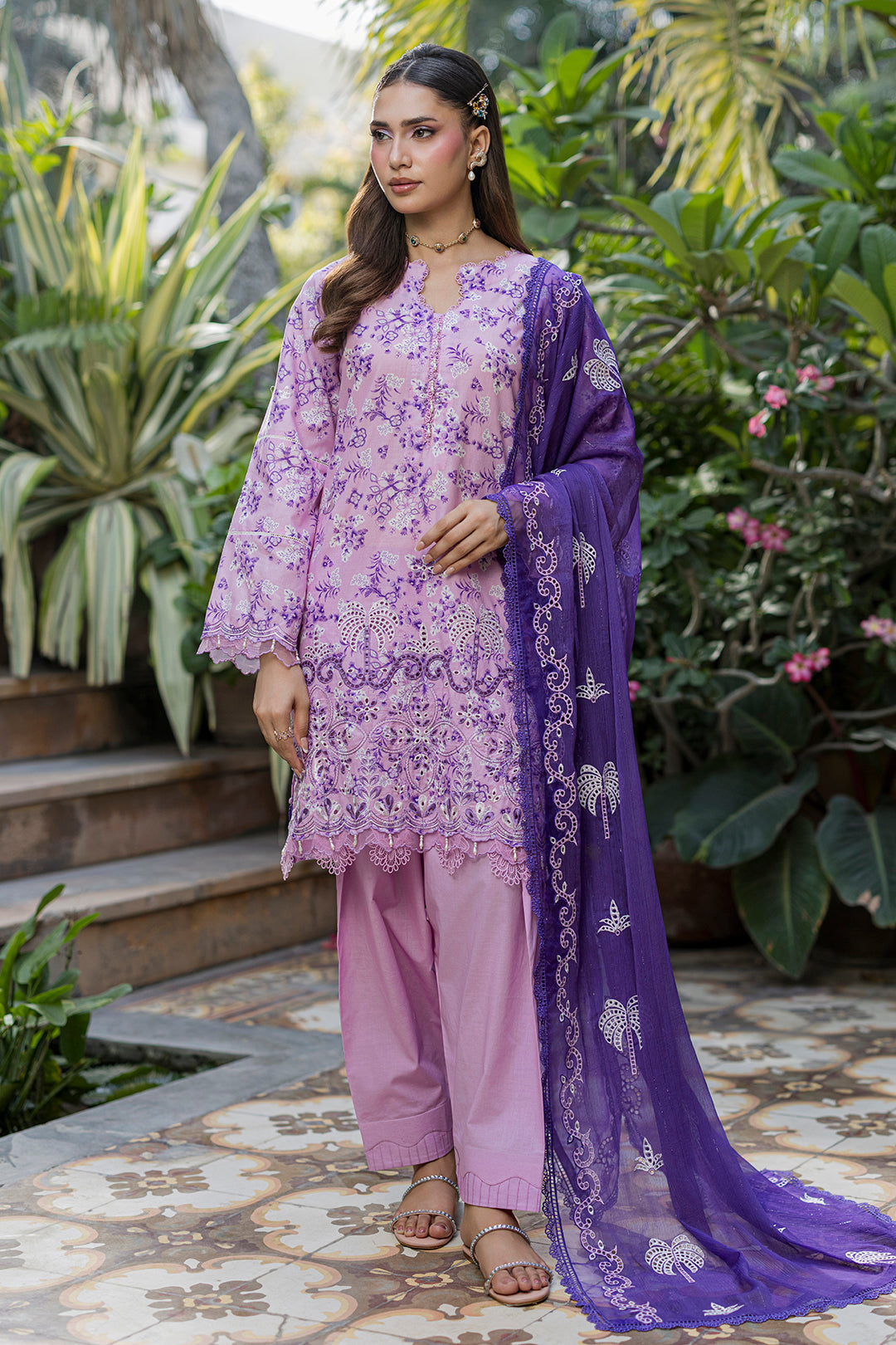 Embroidered Shirt Shalwar Dupatta