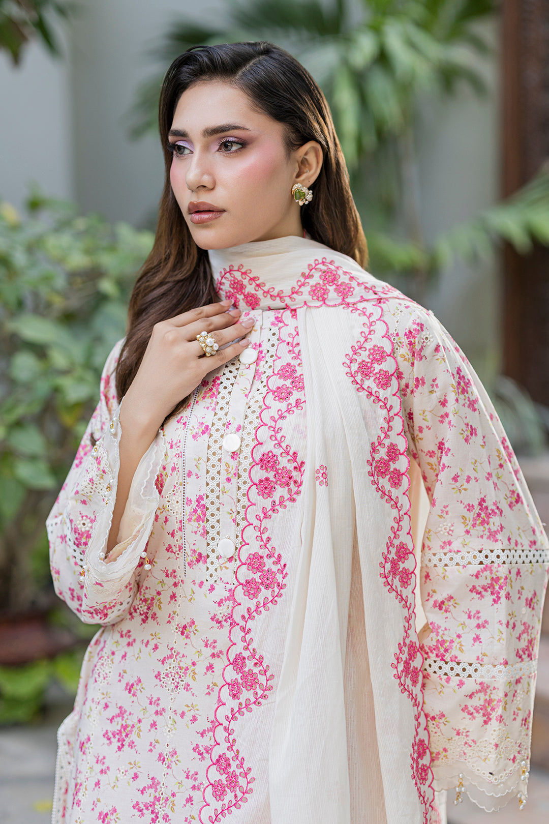 Embroidered Shirt Shalwar Dupatta