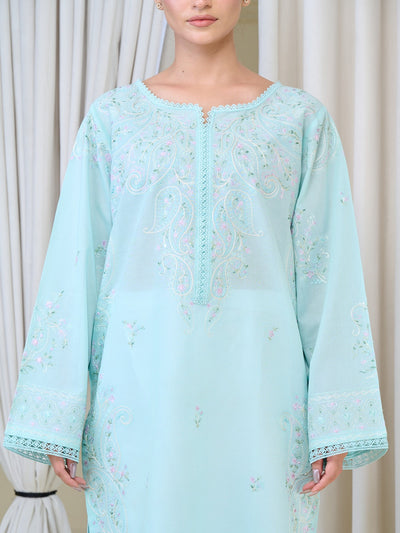 Aghanoor || 2 Piece - Pure Embroidered Cambric Suit S110086