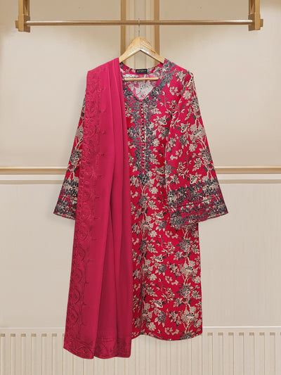 Aghanoor || 2 Piece - Pure Printed Cambric Suit S110123