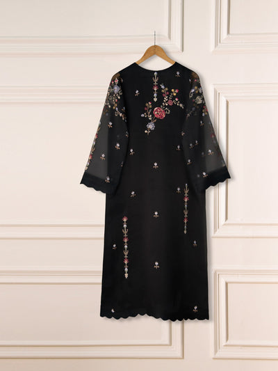 3 Piece- Pure Organza Embroidered Suit