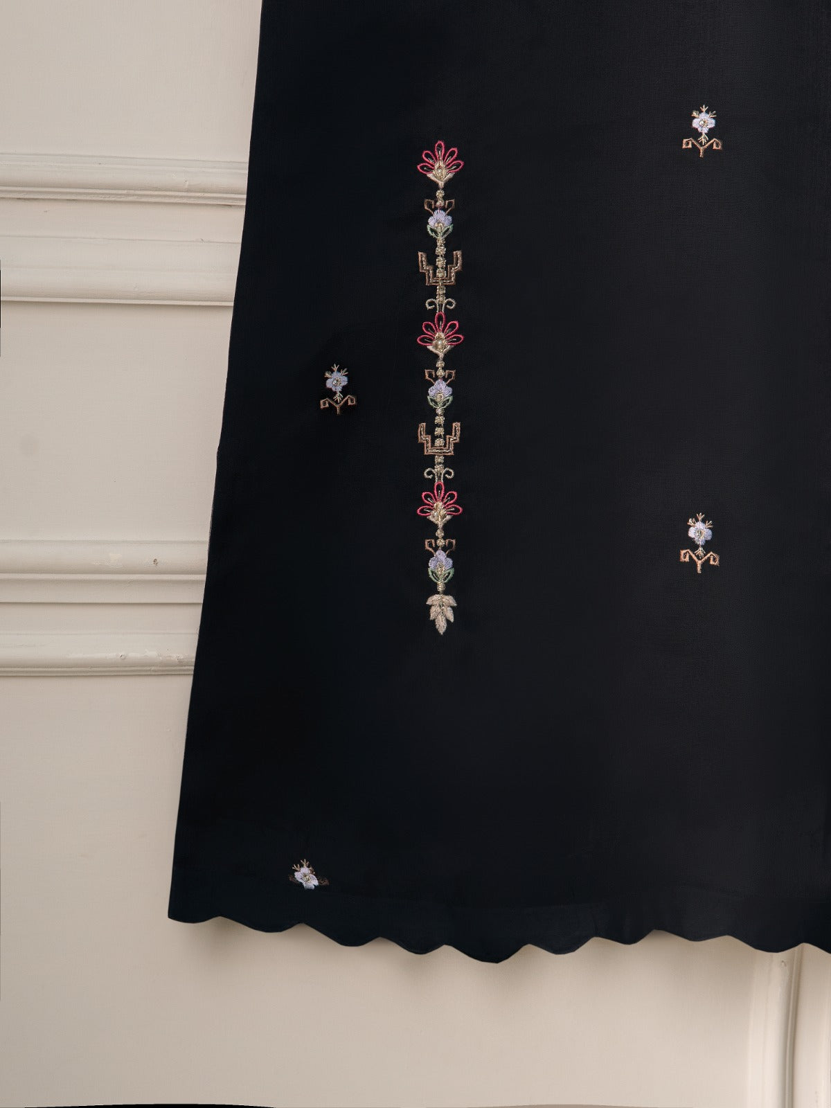 3 Piece- Pure Organza Embroidered Suit