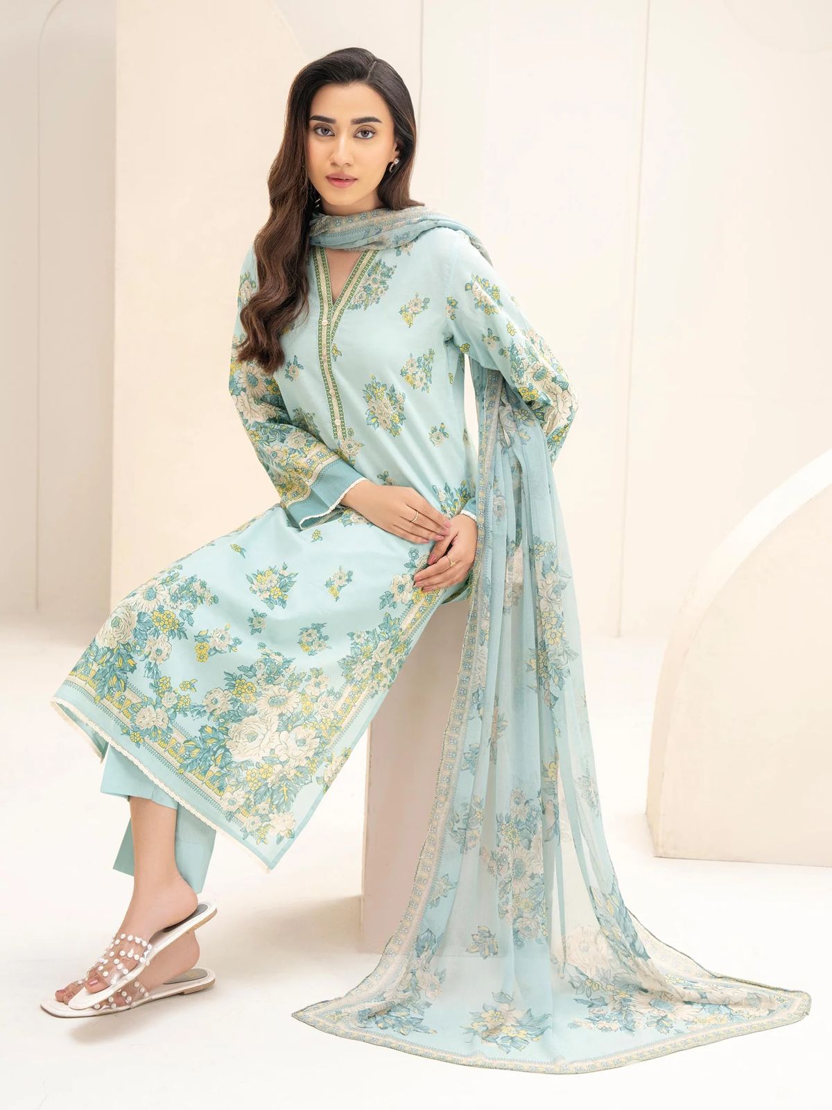 3 Piece Lawn Suit