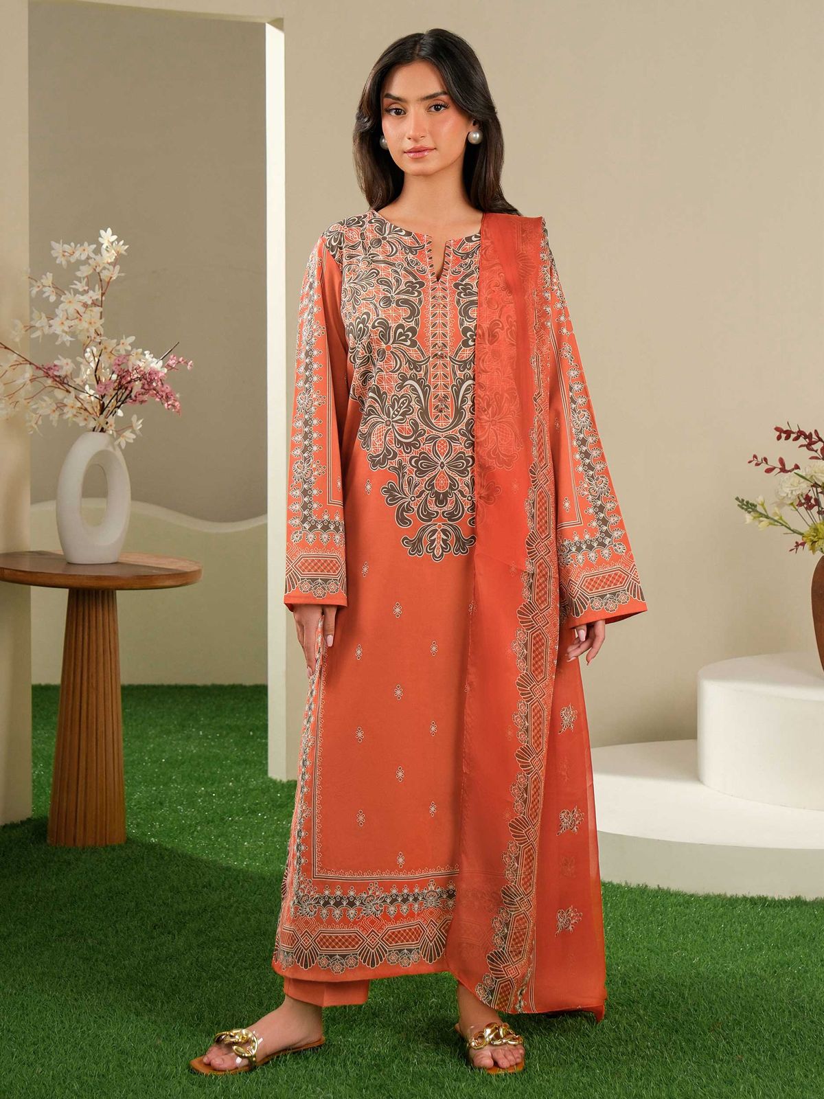 3 Piece Lawn Suit