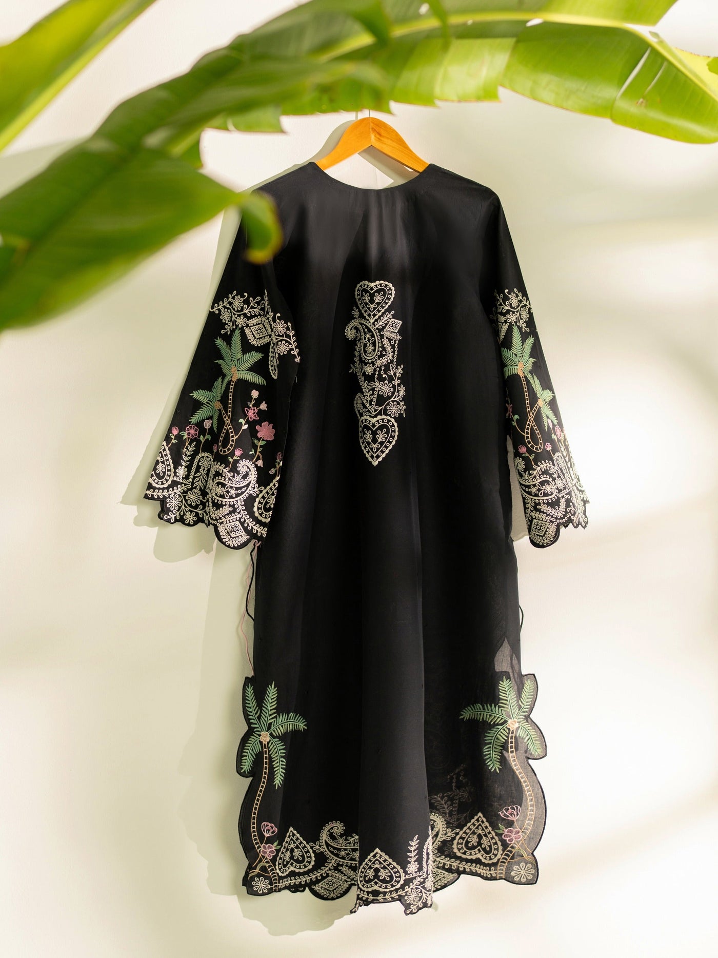 Embroidered kaftan
