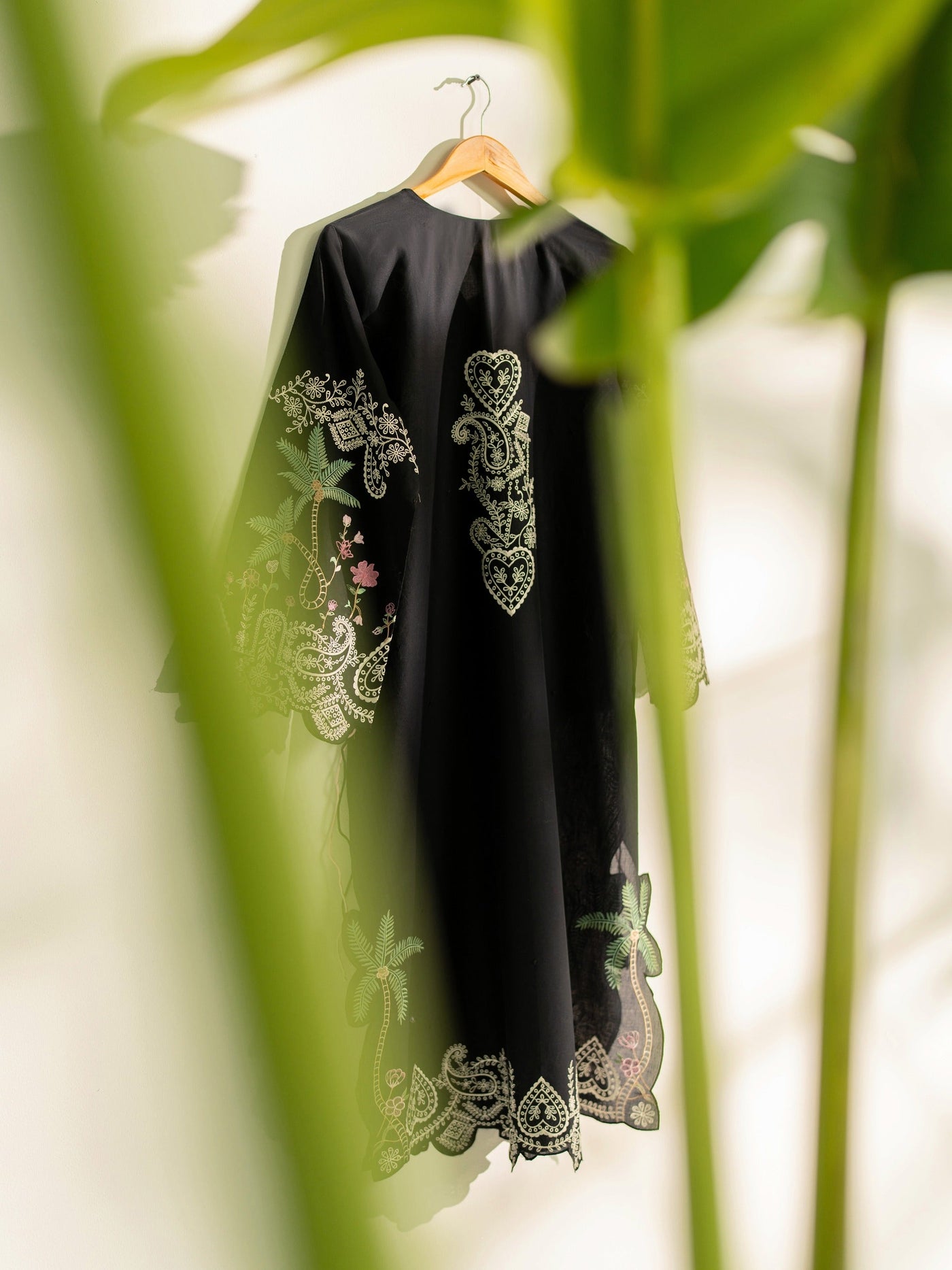 Embroidered kaftan
