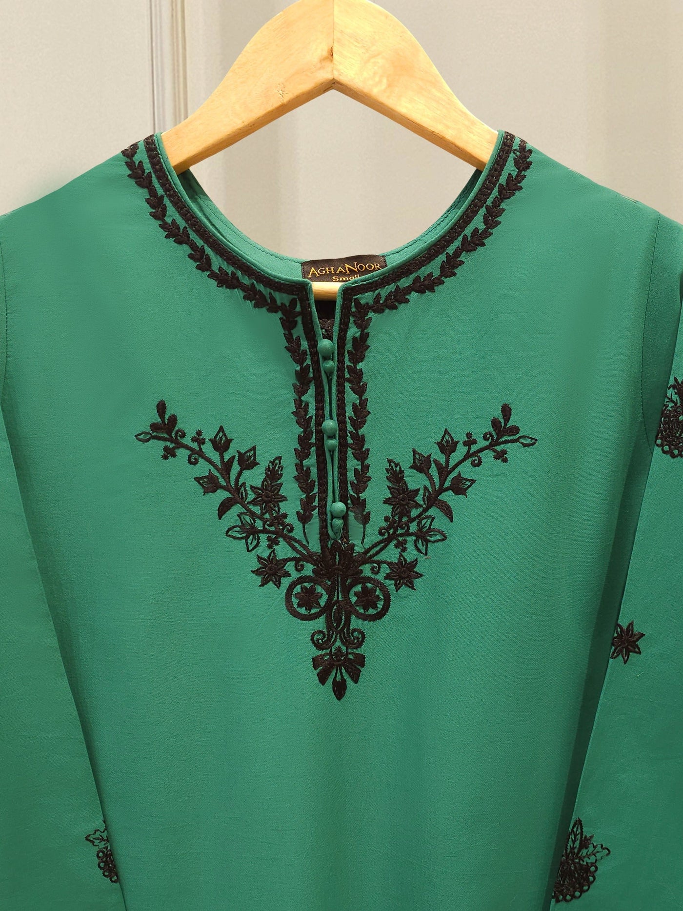 2 Piece - Embroidered Cambric Suit