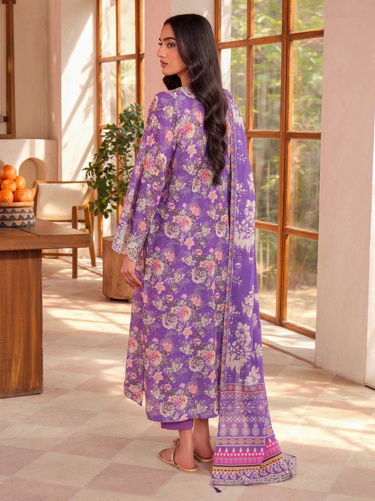 3 Piece Suit Embroidered (Unstitched)