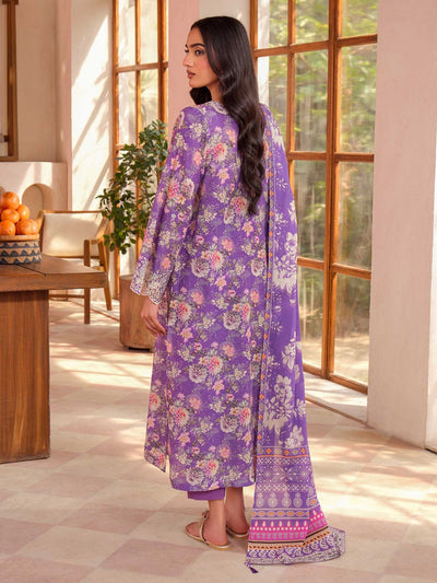 3 Piece Suit Embroidered (Unstitched)