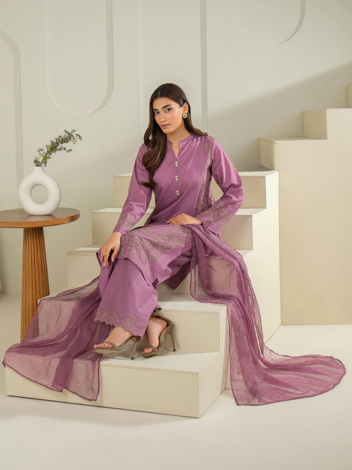 3 Piece Lawn Suit-Paste Print (Unstitched)