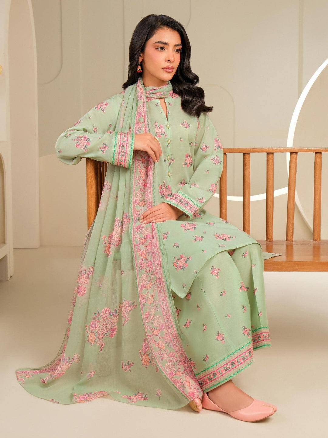 Printed Lawn 3-Piece