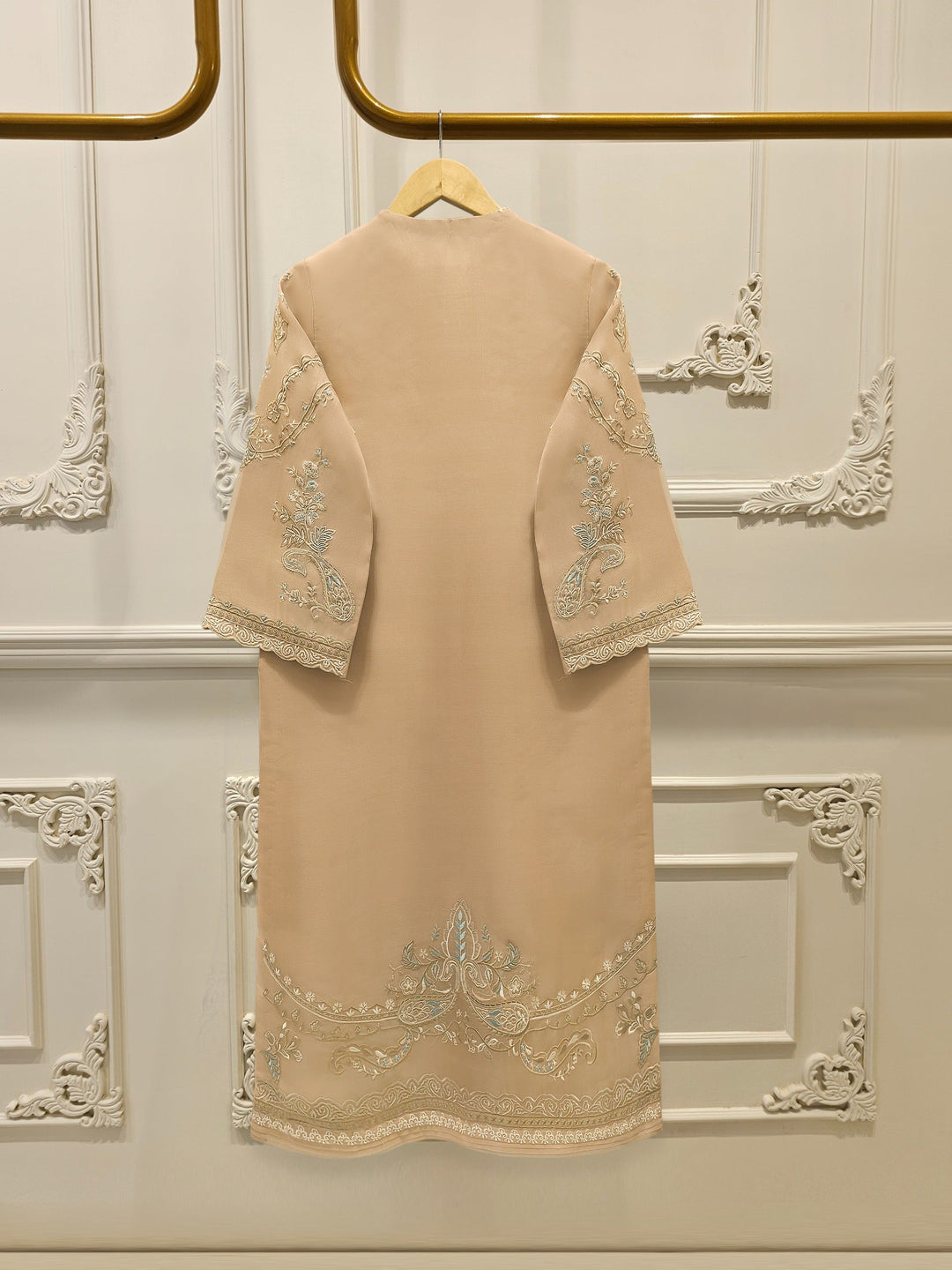 3 Piece - Pure Organza Embroidered Suit