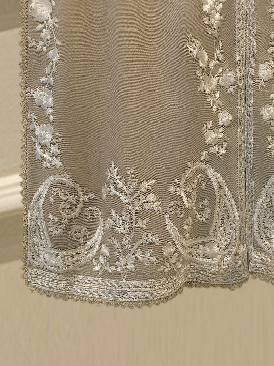 3 Piece - Pure Embroidered Cotton Net Suit