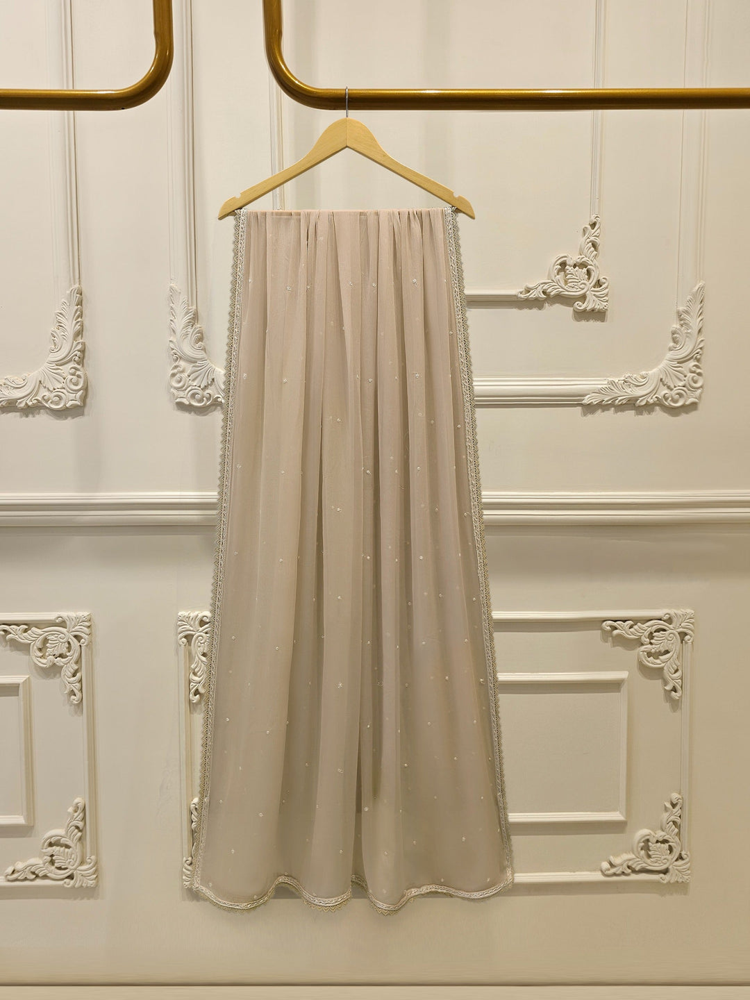 3 Piece - Pure Embroidered Cotton Net Suit