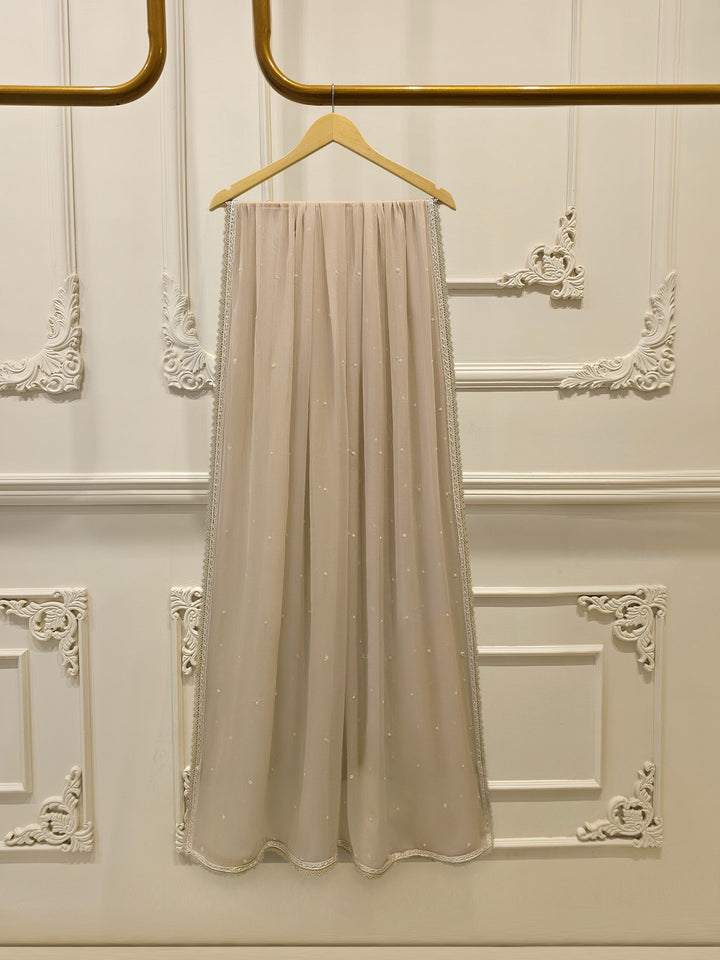 3 Piece - Pure Embroidered Cotton Net Suit