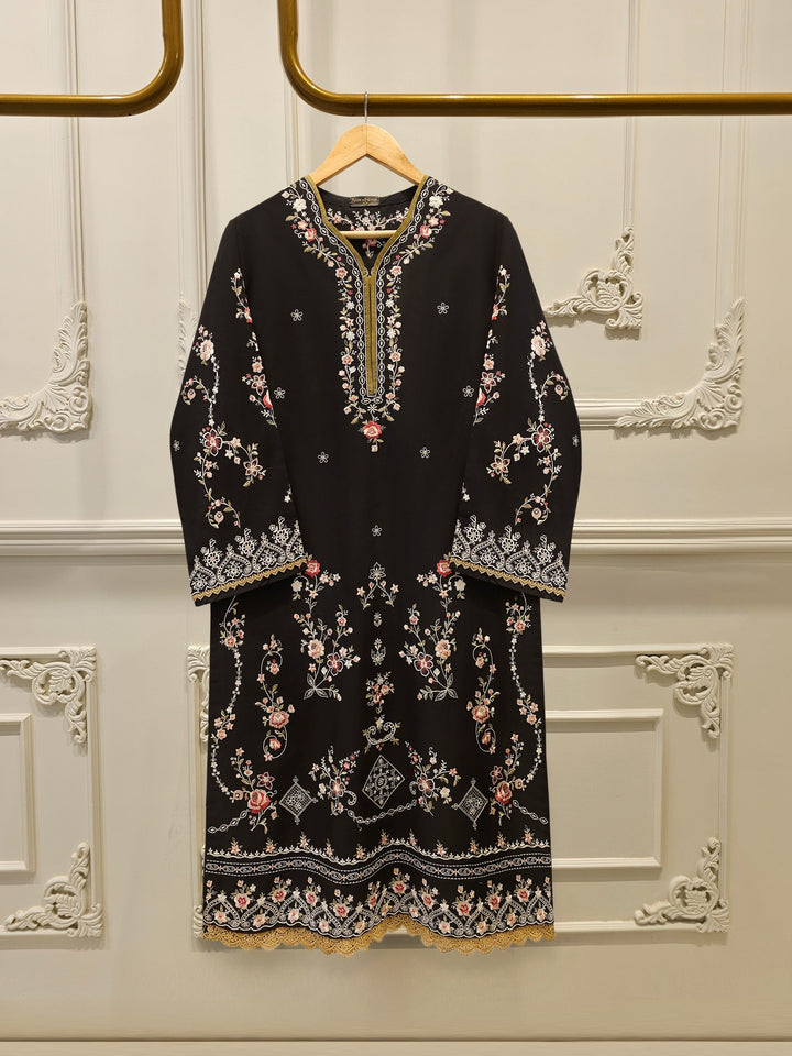 2 Piece - Embroidered Cambric Suit