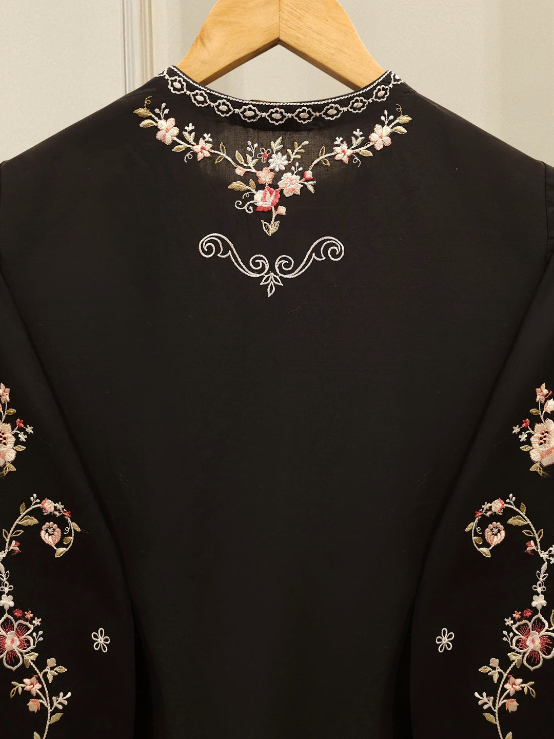 2 Piece - Embroidered Cambric Suit