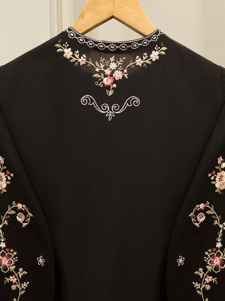 2 Piece - Embroidered Cambric Suit