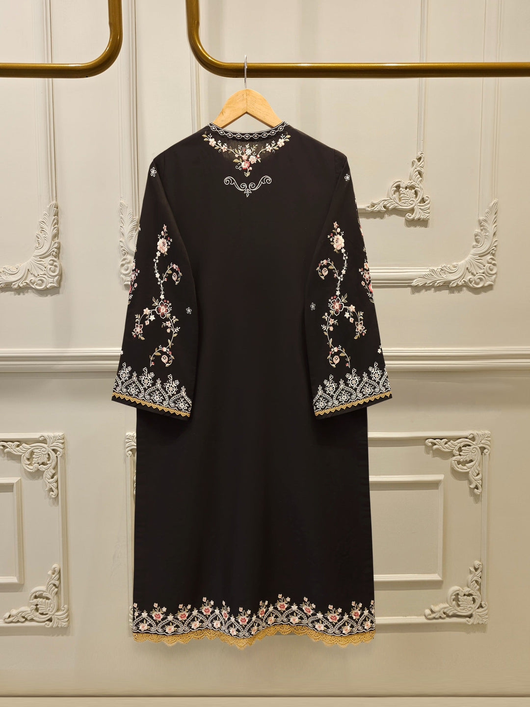 2 Piece - Embroidered Cambric Suit