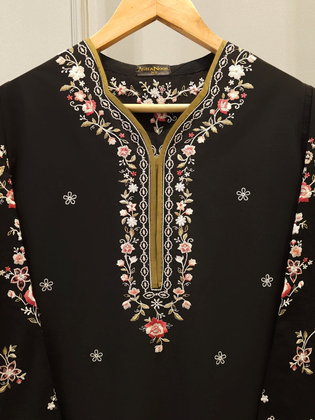 2 Piece - Embroidered Cambric Suit